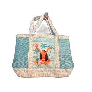 Disney Store Moana Girls Swim Tote NWOT Snap Closure